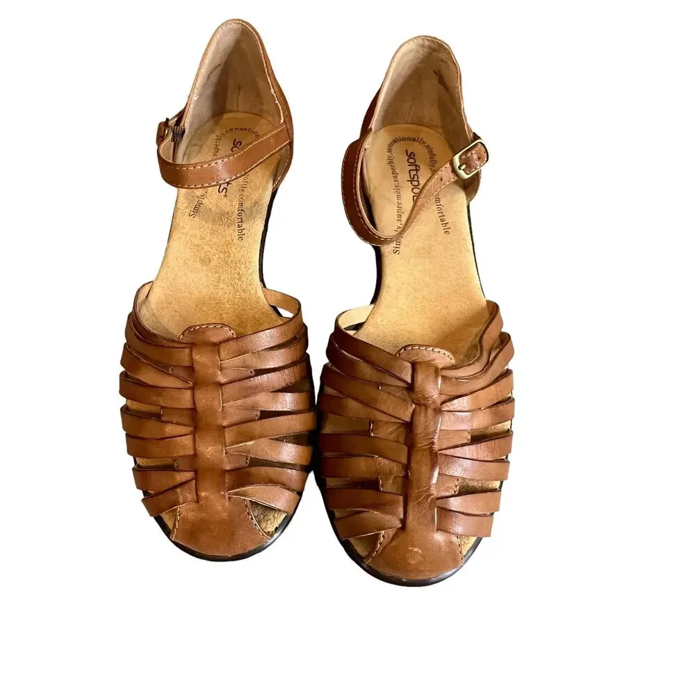 Softspots Tatianna Huarache Sandals Tan 9